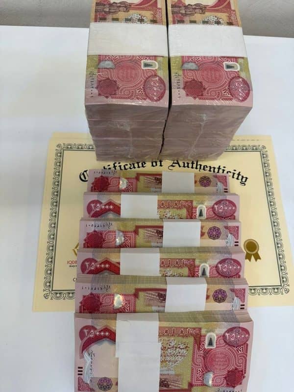 25K Iraqi Dinar bundles