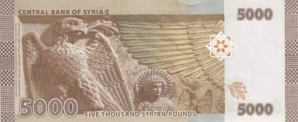 Ten Millions Uncirculated 5000 5K Syrian Pound Denomination - 2000 Bills UNC 5K Syrian Lira - Image 3